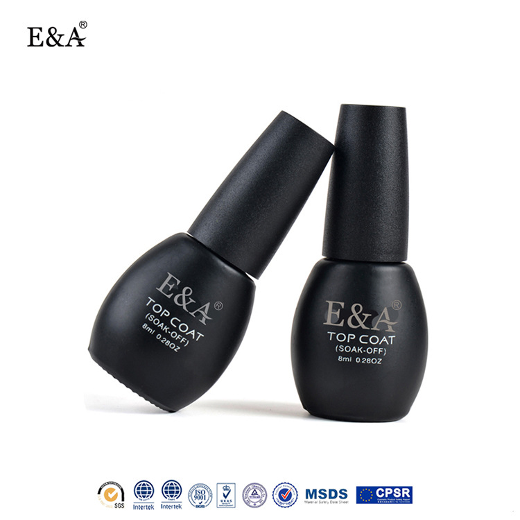 E&A Nail Polish Gel Nail Art qq Barbie Phototherapy Nail Polish Gel Brightening No-Rinse Sealing Layer Wholesale 8ml, exclusively for export pic 2