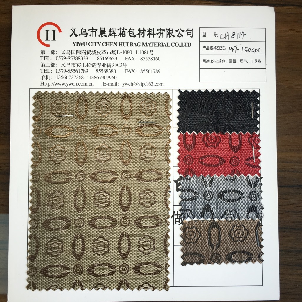 Factory direct sales of multiple colors of jacquard fabric, 60-thread sheepskin texture PVC foam fashionable backpacks, handbags and briefcases pic 10
