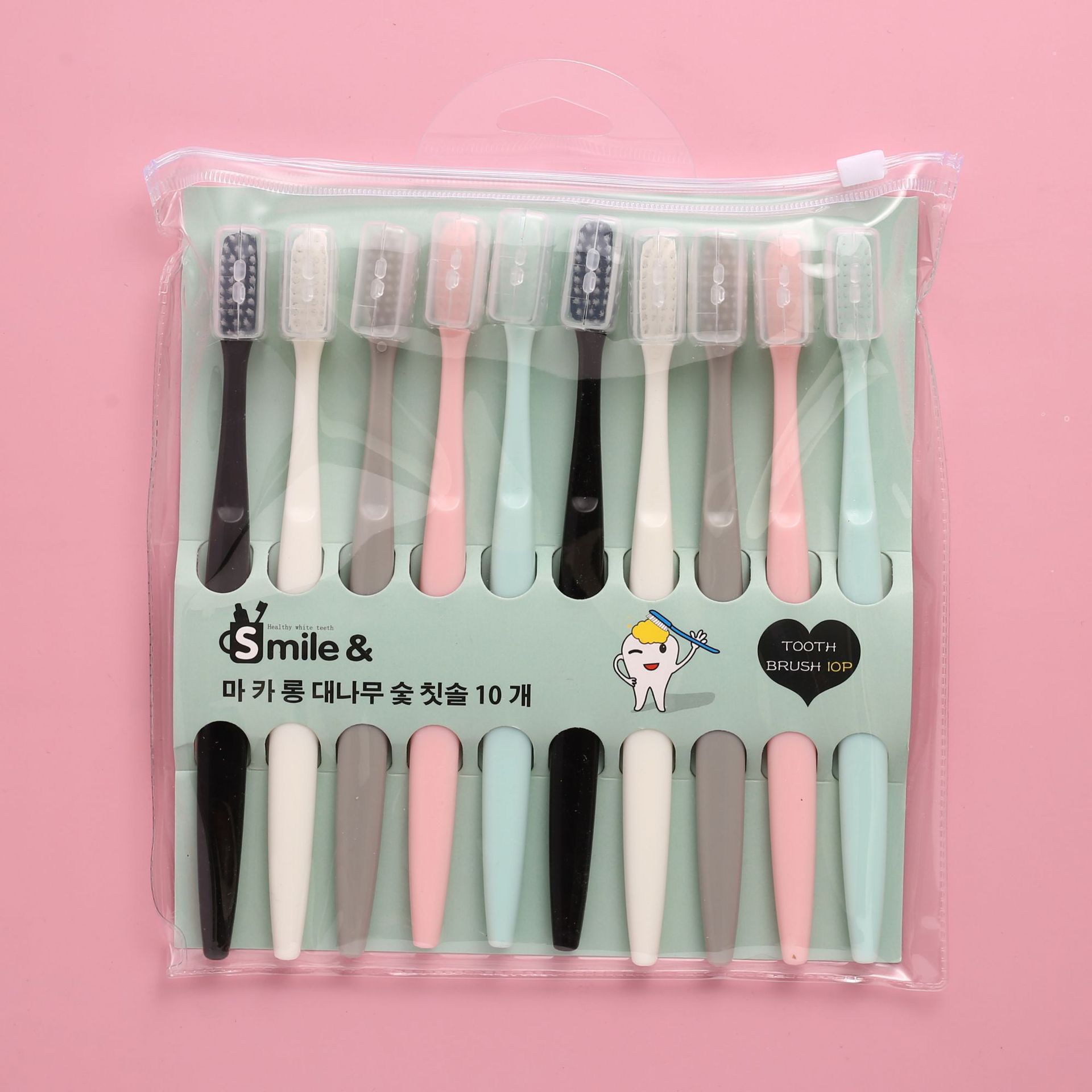Live-streaming bestsellers: 10-pack Korean macaron ice cream, adult soft-bristled toothbrush, travel and foreign trade wholesale pic 6