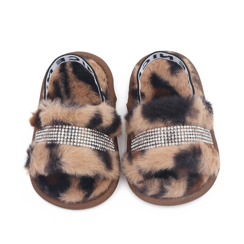 0-1岁宝宝鞋毛毛凉拖水钻室内宝宝鞋学步鞋批发 2760详情18