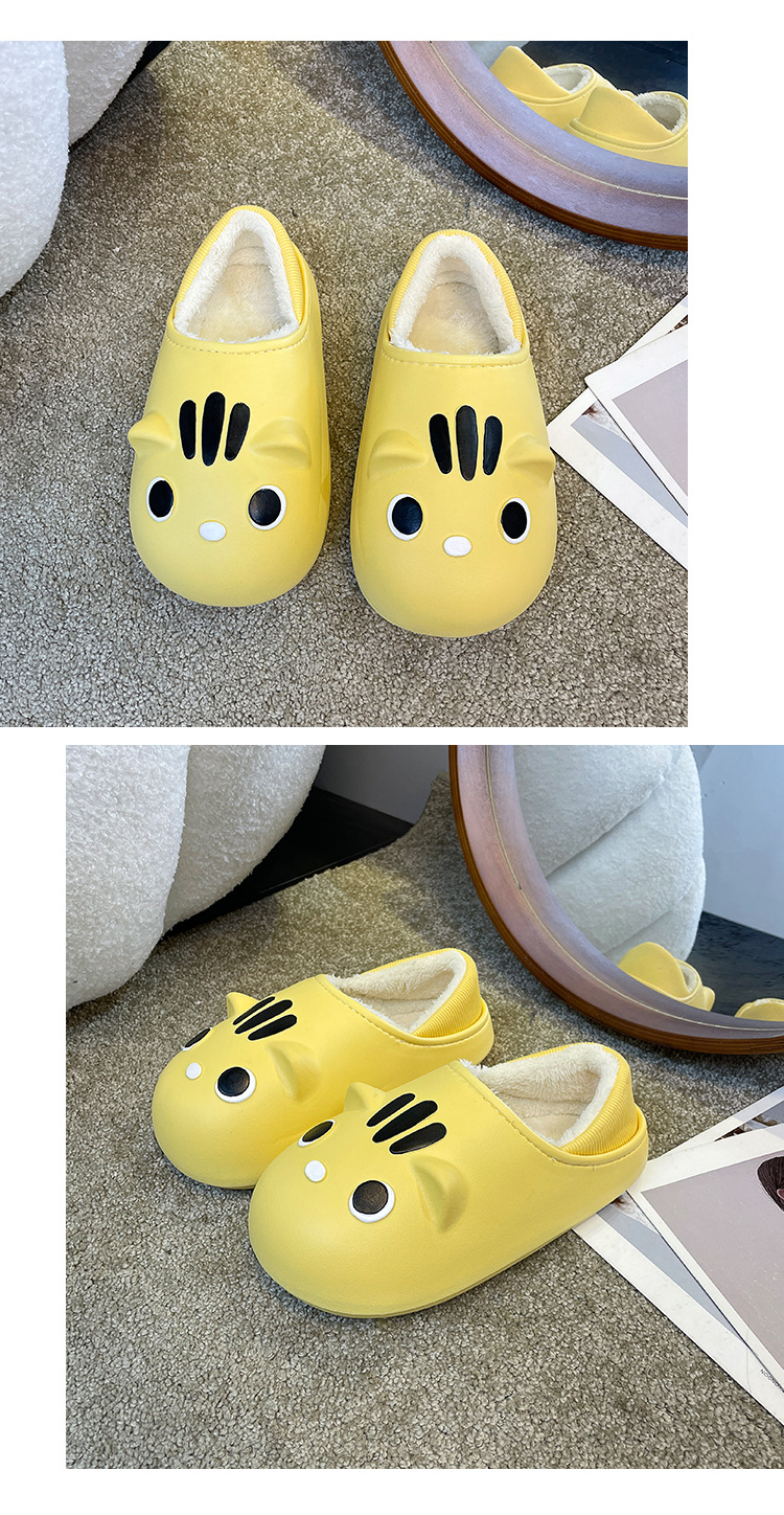 防水棉拖鞋女冬季家居室内防滑毛拖加绒拖鞋包跟厚底棉鞋男士批发详情33