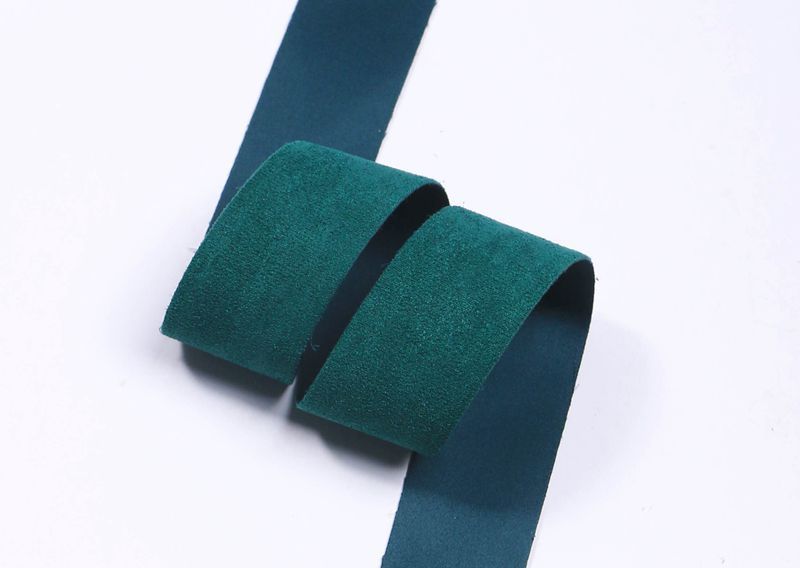 Single-sided solid-color Chenille webbed DIY bow hair accessory, pet chest lead, floral shoes, floral top hat, deerskin strap pic 8