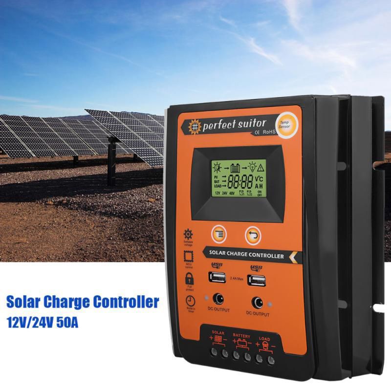 New best-selling PWM solar controllers: 12V, 24V, 30A, 50A, 70A solar cell charge and discharge controllers pic 16