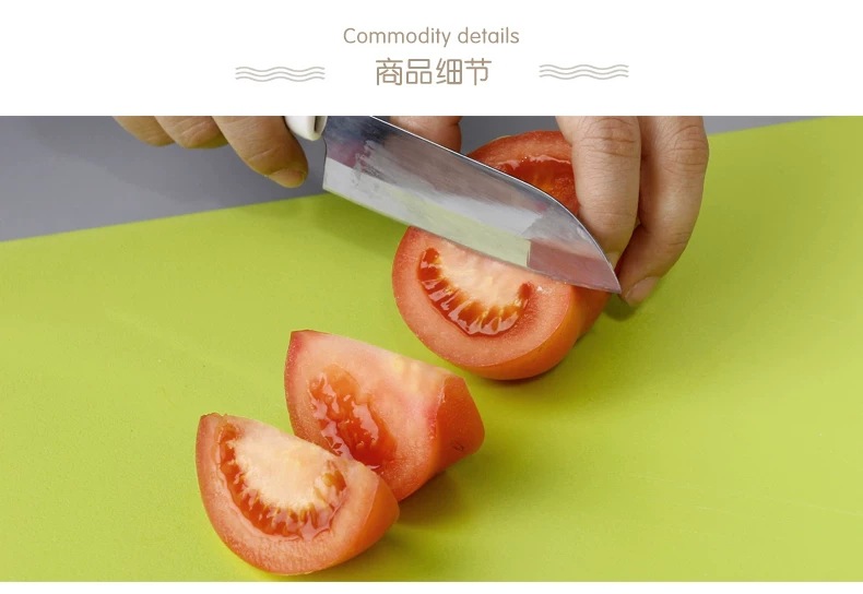 Creative family classification chopping board, plastic cutting board, fruit cutting board, complementary food knife board. The bottom is hollowed out for easy water drainage pic 11