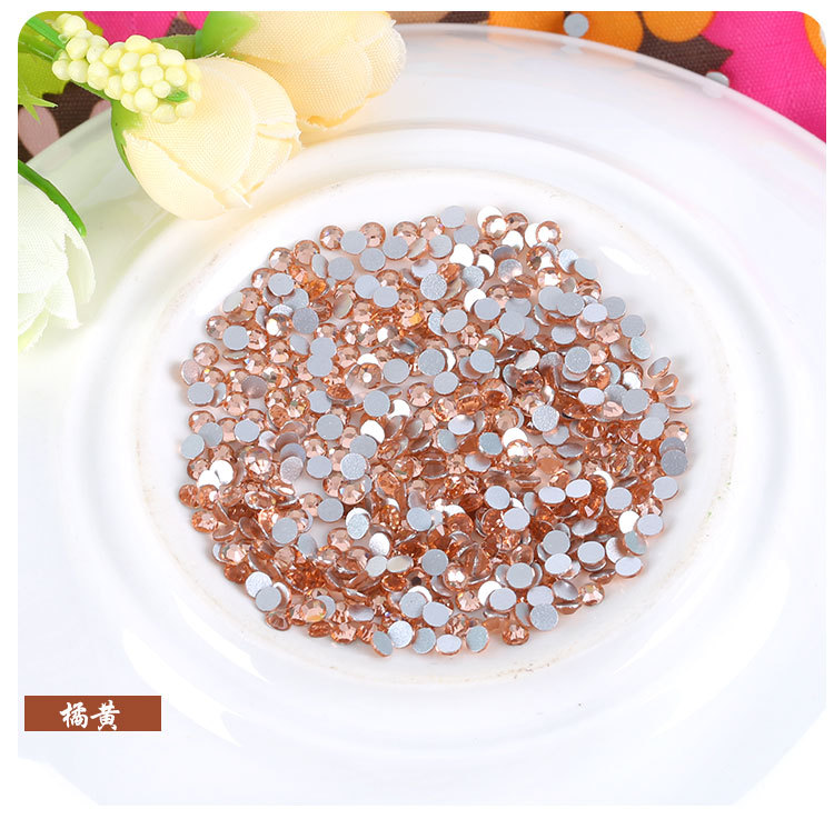 厂家直销平底水钻 水晶玻璃钻 美甲贴钻 diy手机壳材料 整包批发详情15