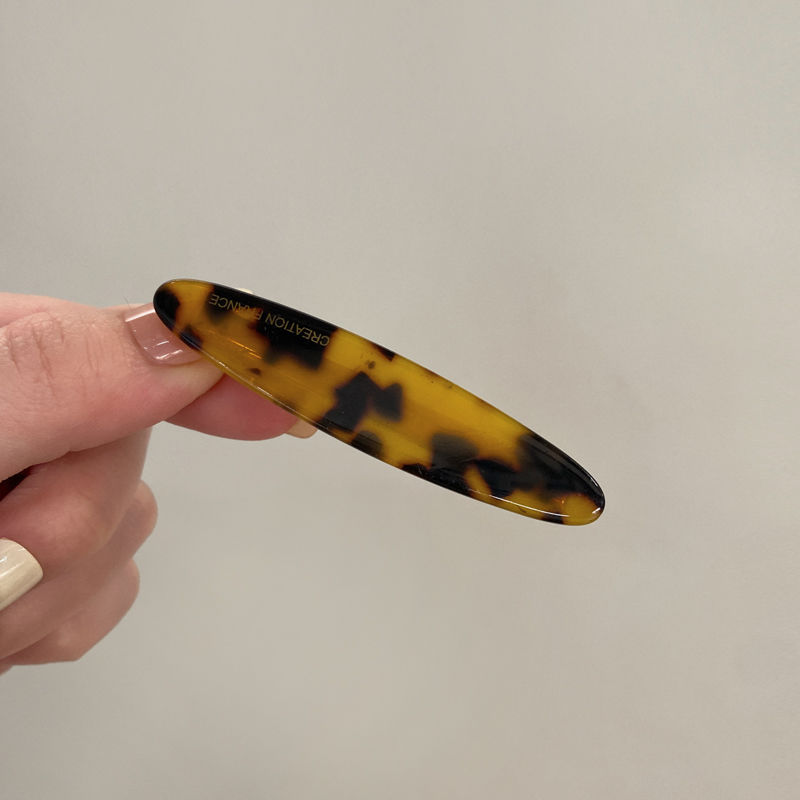 Korean atmosphere acetate crushed hair clips, side clips, simple one-line clips, duckbill clips, high-end autumn and winter bangs clips for women pic 13