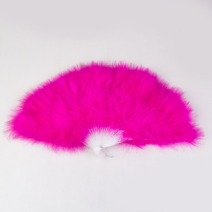 高档全绒羽毛扇 舞台羽毛扇 化妆舞会道具 羽毛扇舞蹈 厂家直销详情10