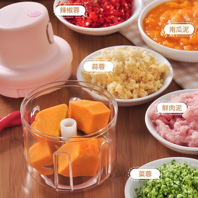 智能家用电动蒜泥器厨房迷你捣蒜器辅食压蒜器包子饺子馅绞肉机详情26