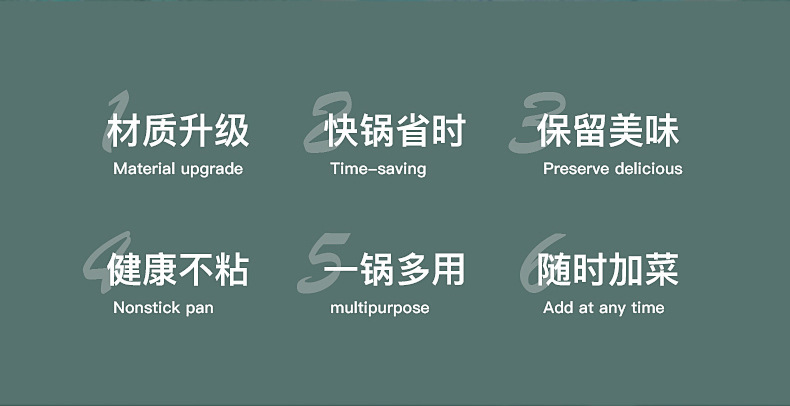 网红不锈钢微压力锅厨房微压锅6L大容量快炖汤锅高压锅厂家礼品详情5