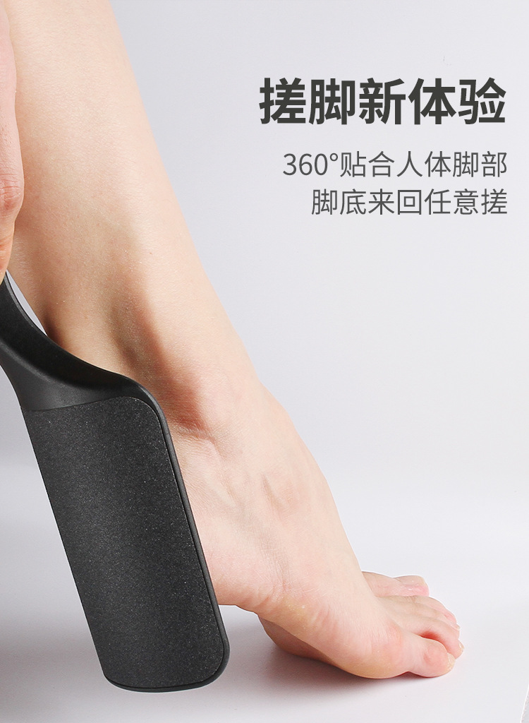 Factory wholesale double-sided sandpaper foot file, dead skin removal foot rubbing board, foot grinding device, washable sandpaper foot brush, shanilak pic 10