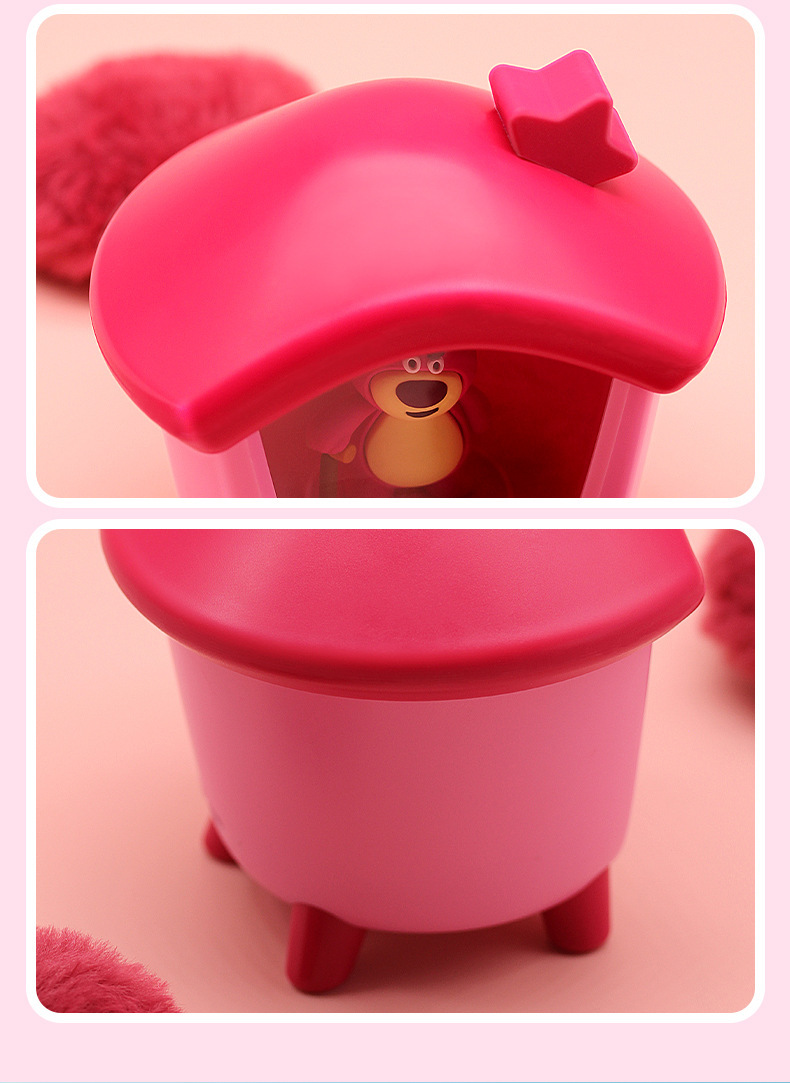 Strawberry Bear Creative Recharge and Plug dual-purpose Night Light creates an atmosphere and is a high-end bedside lamp for the bedroom. It's a night light for sleeping pic 8