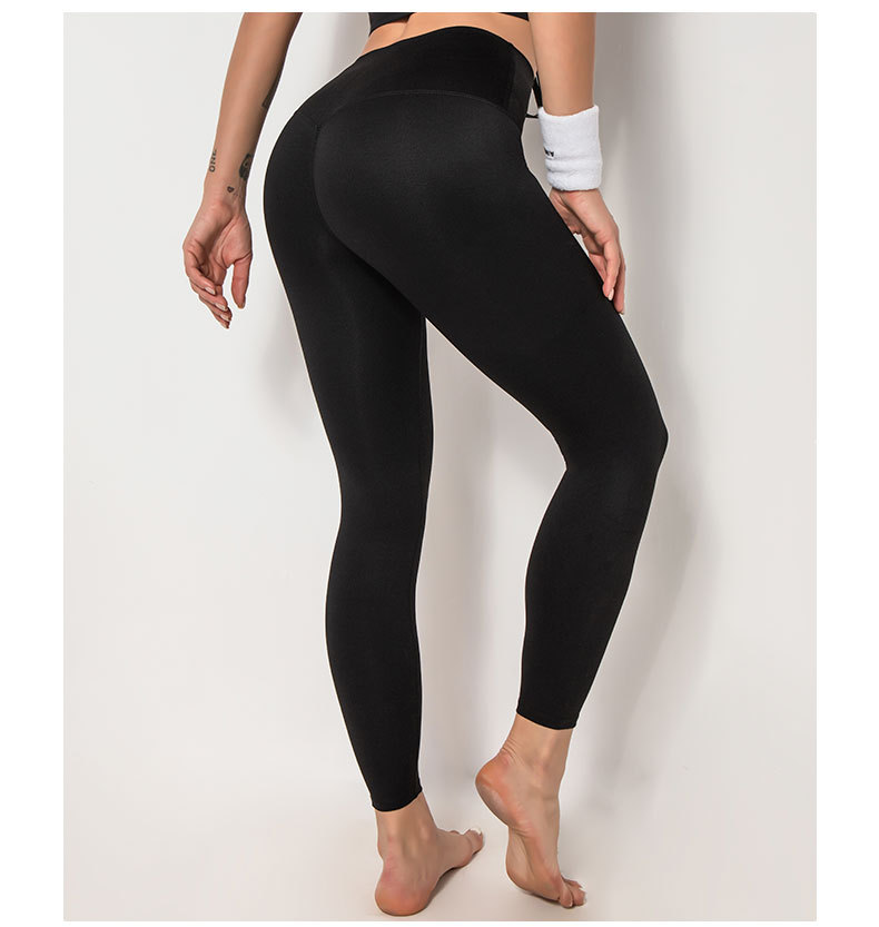 lulu瑜伽裤磨毛高腰提臀女夏外穿紧身运动跑步蜜桃臀裸感健身裤秋详情48