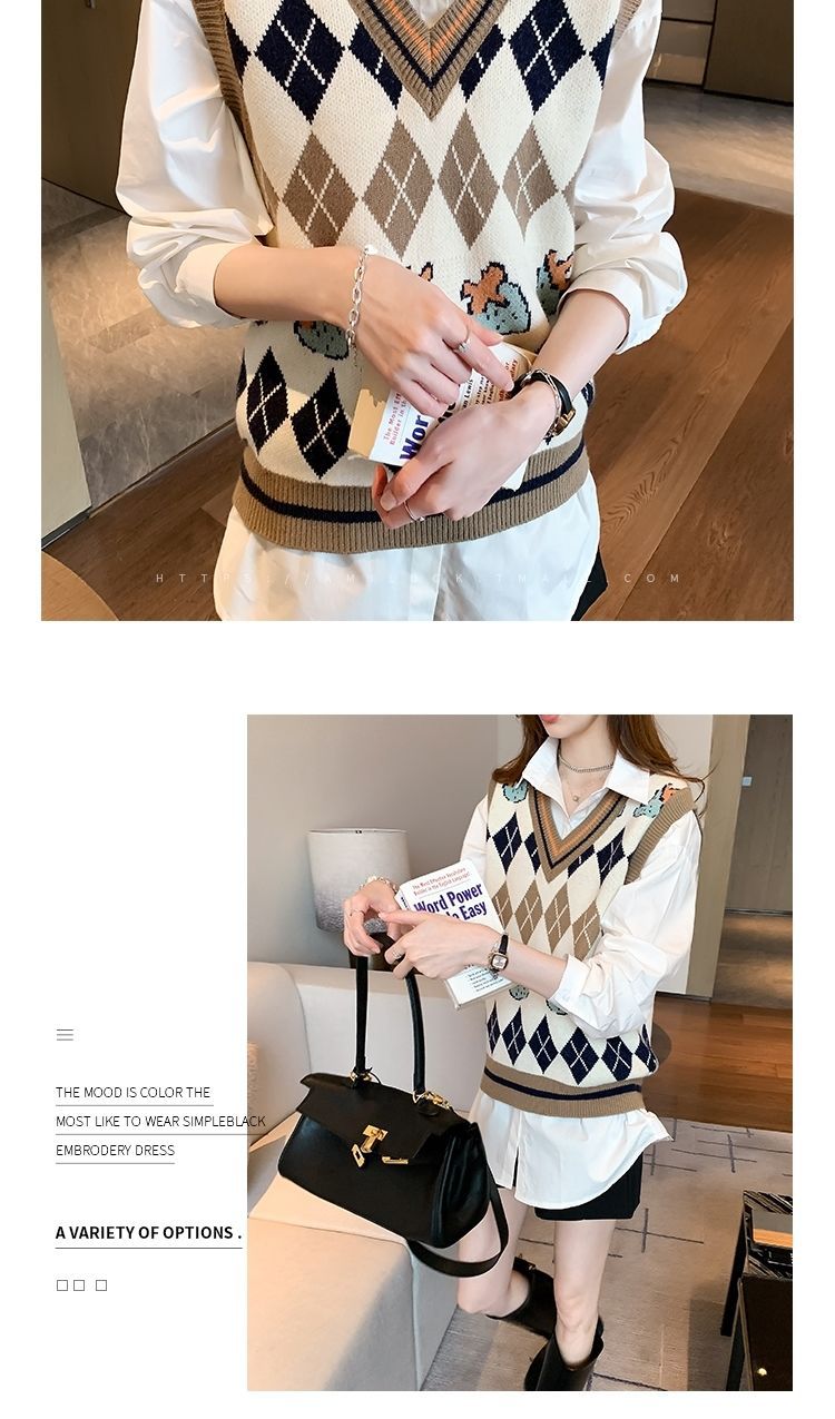 针织马甲背心女新款洋气内搭上衣百搭可外穿2022外搭叠穿小马甲详情15