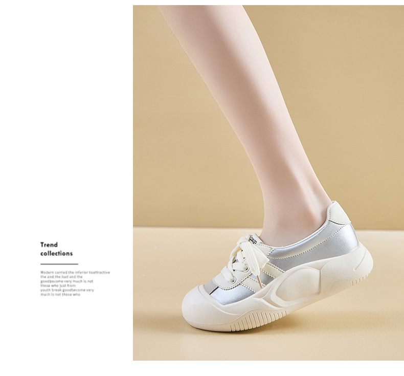 2024秋季小白鞋新款韩版ins女学生增高厚底运动板鞋休闲鞋KT2682详情12