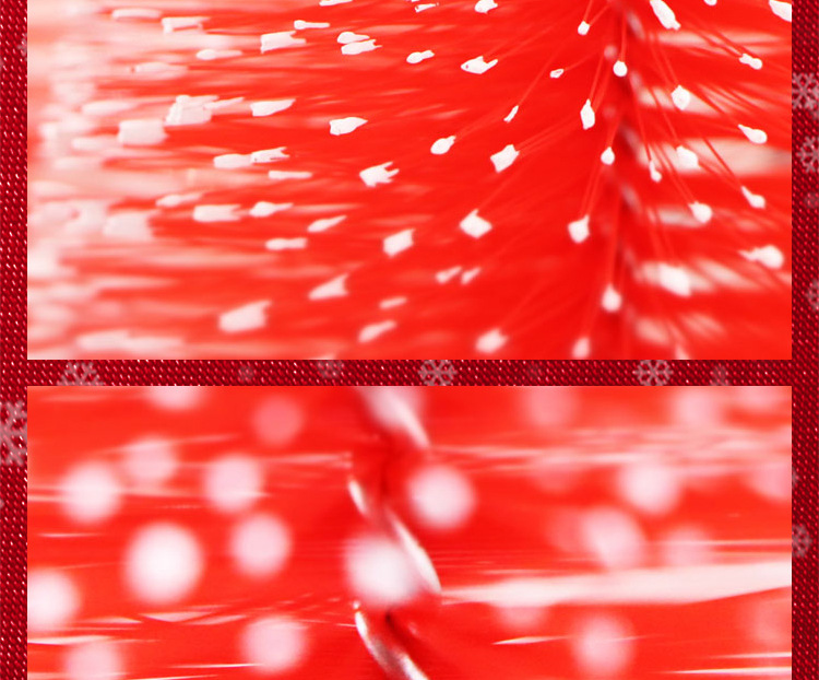Red snow-added mini Christmas pine needle tree Christmas decoration with a simulated wooden base Christmas tree window display is in full bloom pic 42