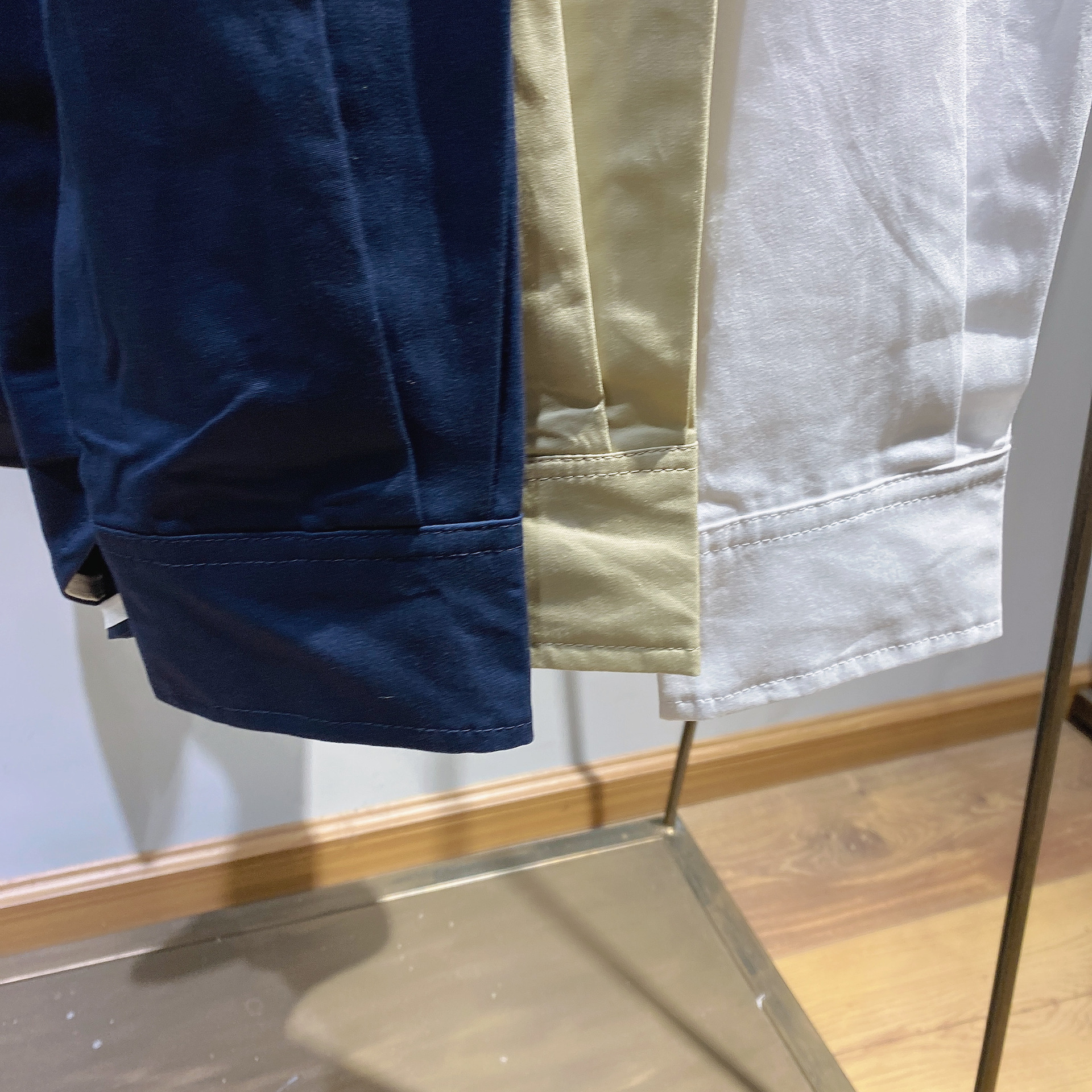 TB casual trendy brand poplin slim-fit solid white shirts for men and women, Oxford fabric shirts for women with long sleeves pic 129