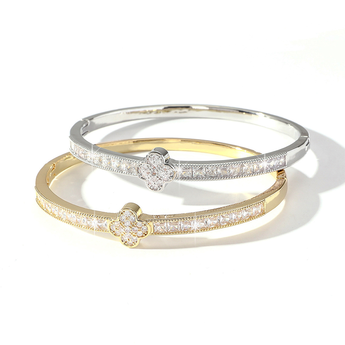 韩版手环铜微镶锆石手镯高级感精致女款镯子时尚气质手环手饰配饰详情11