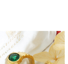 Non-fading light luxury ins style multi-color zircon jewelry set, tassel necklace, niche design titanium steel bracelet pic 27