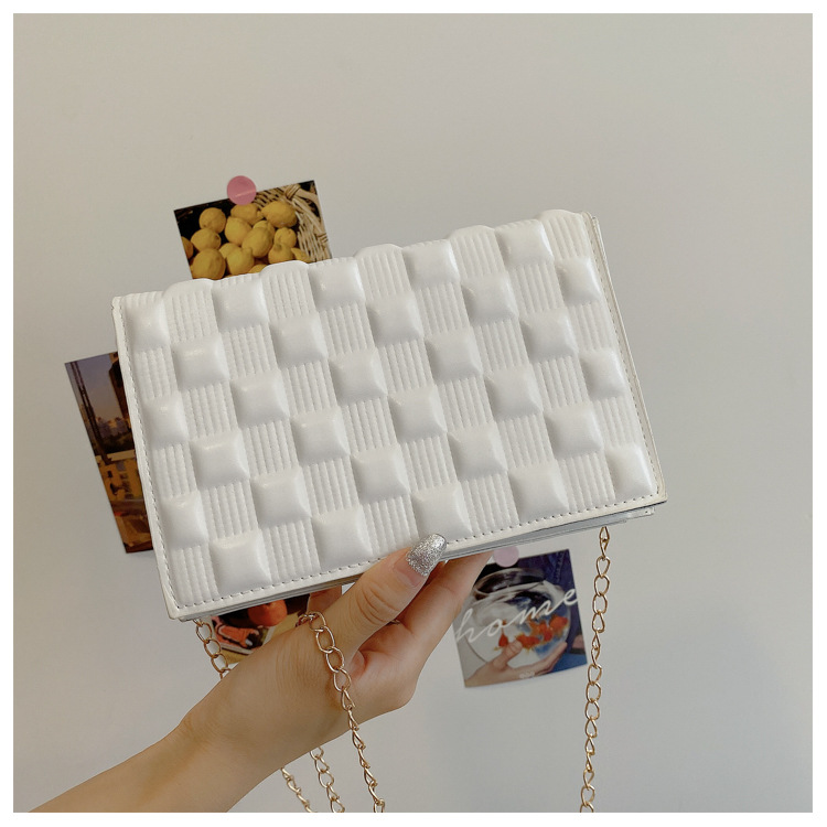 网红手提包包2021新款时尚单肩女包休闲感洋气斜挎简约ins链条包详情37