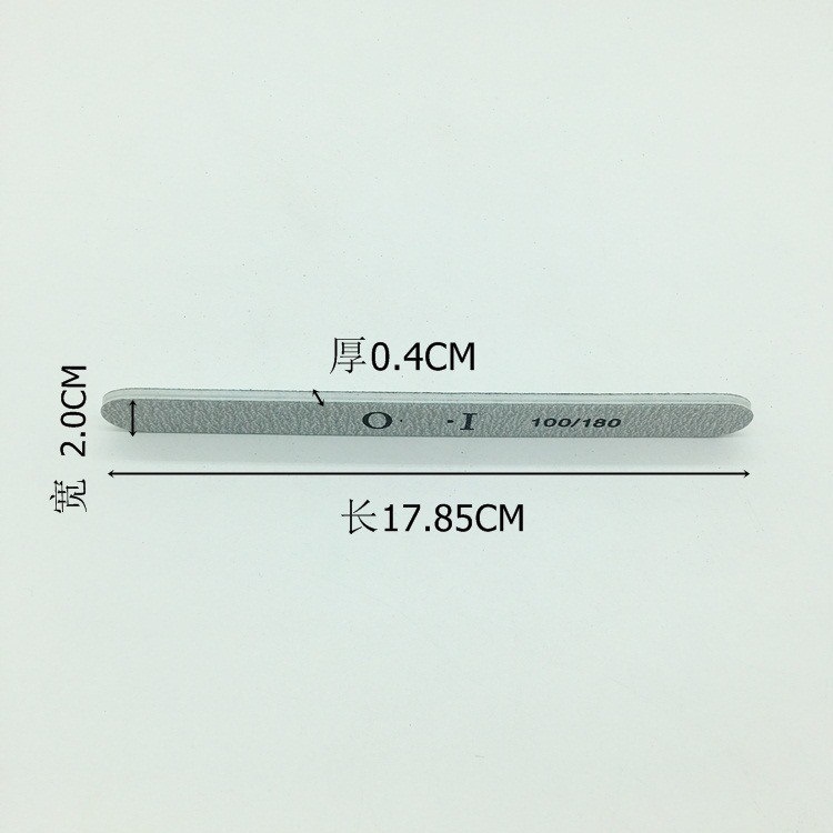 Ultra-low price wholesale of nail tools, straight round gray nail files, nail file strips for nail phototherapy nails, shanilak pic 2