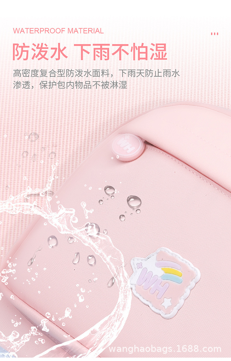 书包小学生儿童女生帆布跨境一件代发工厂批发双肩背包1-34年级详情7