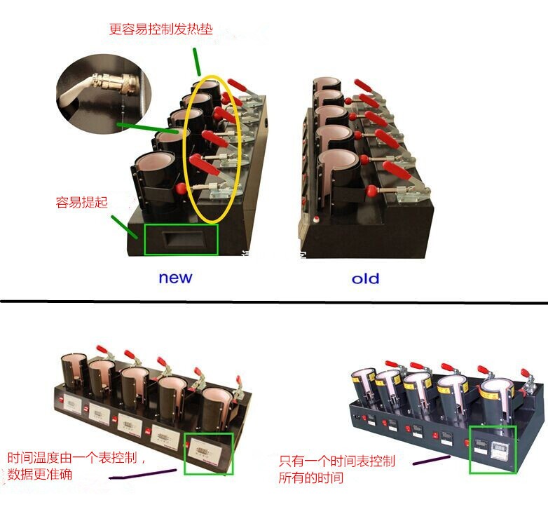 Five-cup baking machine, multi-functional baking machine, heat transfer baking machine, DIY MP150X5 pic 5