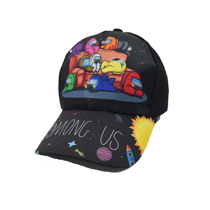 Among us baseball cap game series peripheral Space Werewolf Kill printed embroidered student baseball caps pic 10