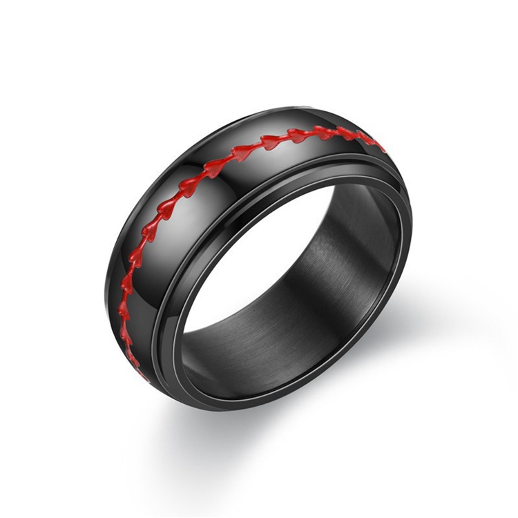 Cross-border Amazon bestseller titanium steel rotating ring, star and moon stress-relieving and anti-anxiety ring, European and American accessories/Chinese trend products pic 53