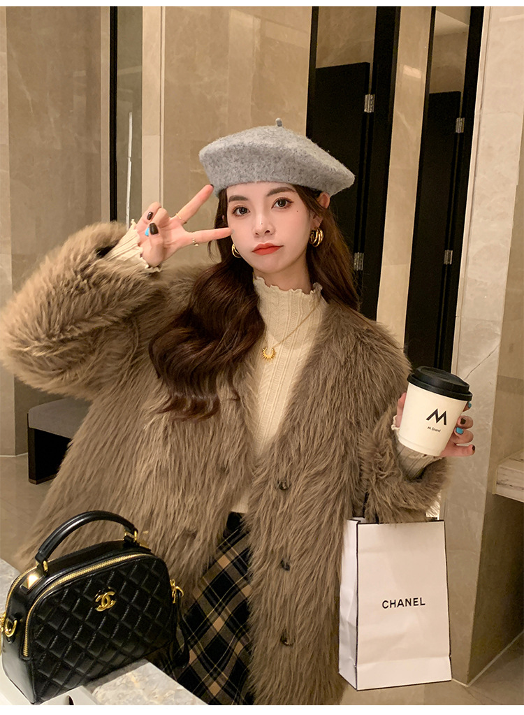 白色打底衫女秋冬季内搭2024新款半高领木耳边针织衫中领长袖毛衣详情30