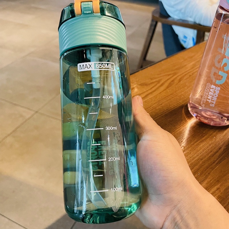 新款户外运动水杯塑料女生高颜值随身杯子防摔小学生直饮杯弹跳杯详情10