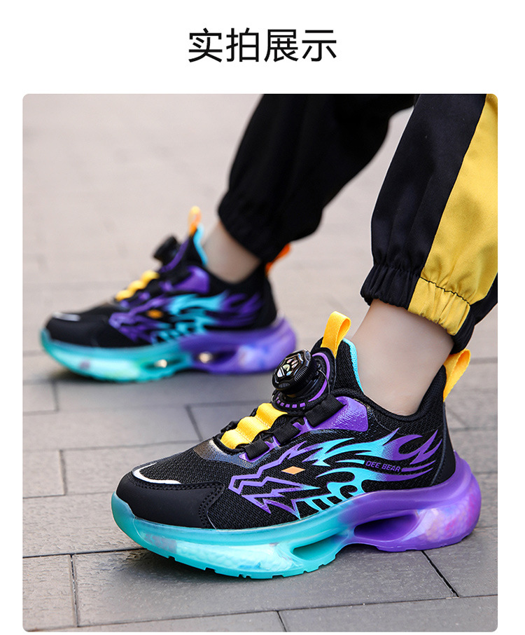 国潮中国风布鞋男童篮球鞋2024夏季新款网面儿童鞋子男孩跑步运动鞋大童透气网鞋详情13