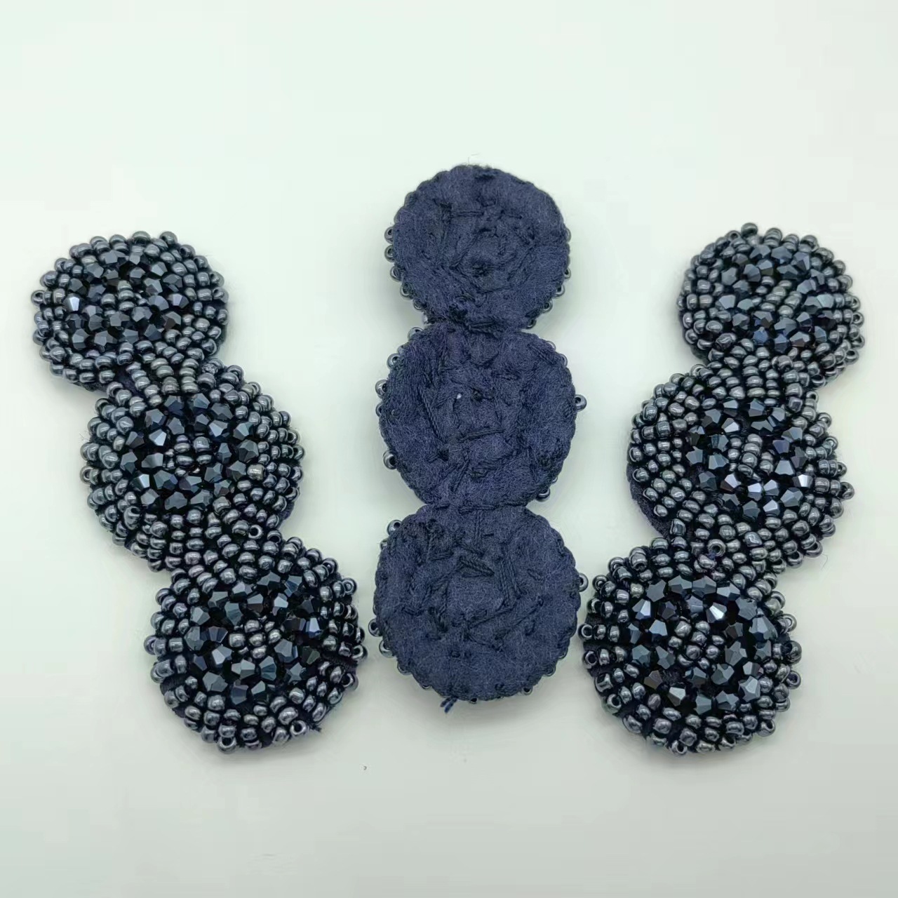 跨境手缝珠子鞋配件几何圆形民族风鞋帽diy配饰手工服装辅料现货详情2