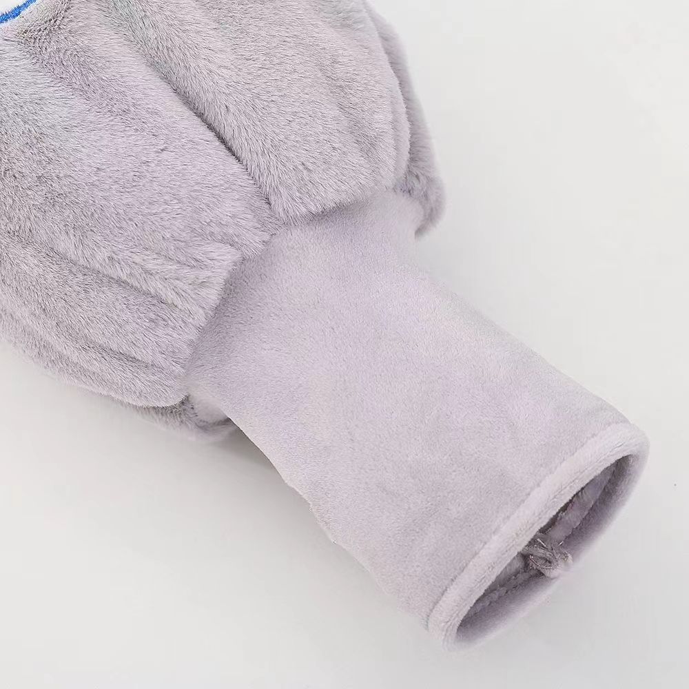 秋冬新款袖套手套防污防脏学生办公室女士网红刺绣兔子长款袖头套详情13