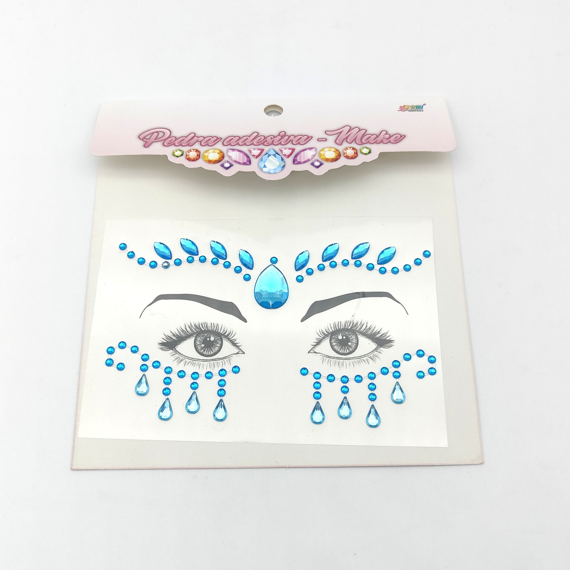 New face stickers, eye stickers, diamond makeup balls, Halloween decorative stickers, diamond eyebrow stickers, personalized stage makeup stickers pic 10