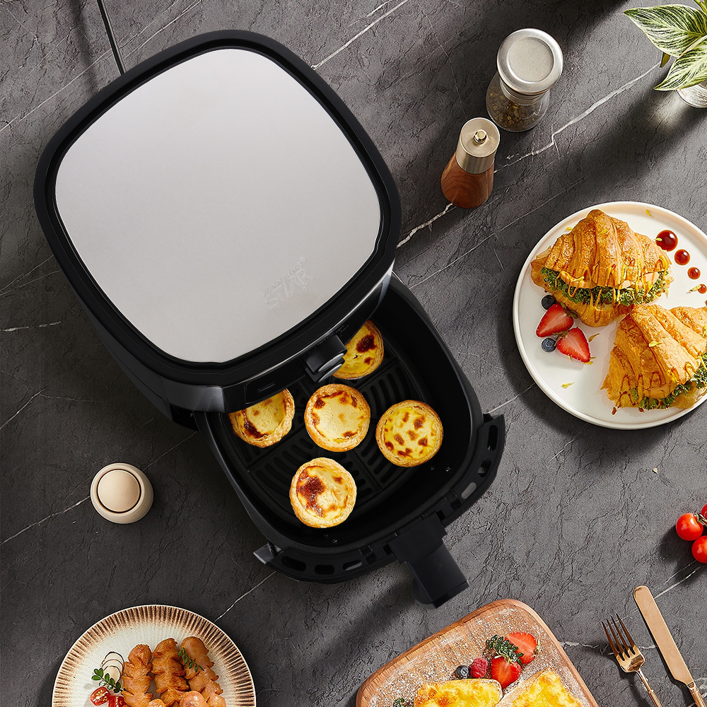 winning star Cross-border Home 5.5L multi-functional air fryer for grilled meat, French fries, egg tarts and baking pic 3