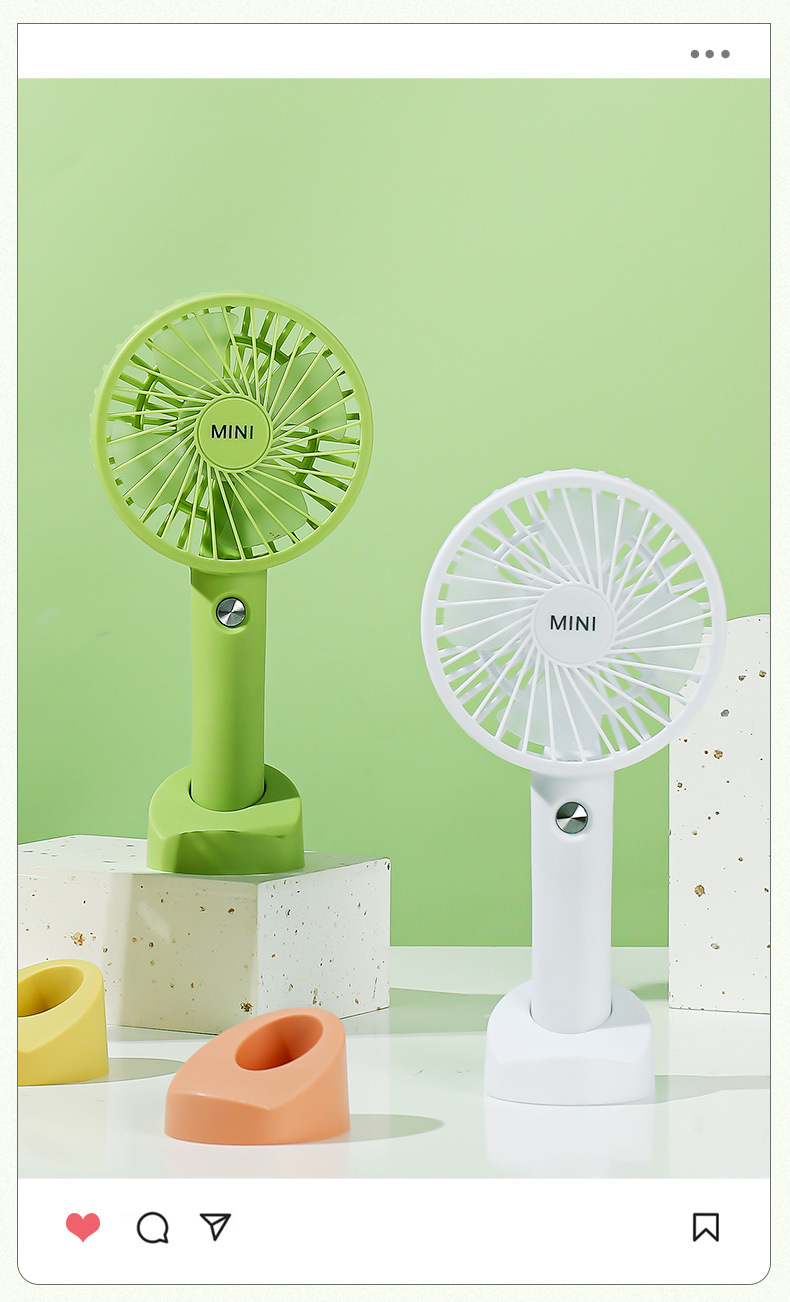 夏季手持风扇便携式学生USB可充电款户外家用迷你 桌面小风扇批发详情19