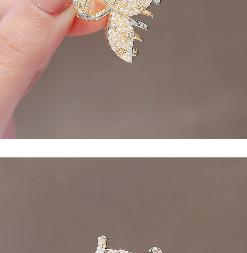 日韩气质鱼尾仿珍珠发夹刘海夹侧顶夹发抓夹网红鲨鱼夹详情7