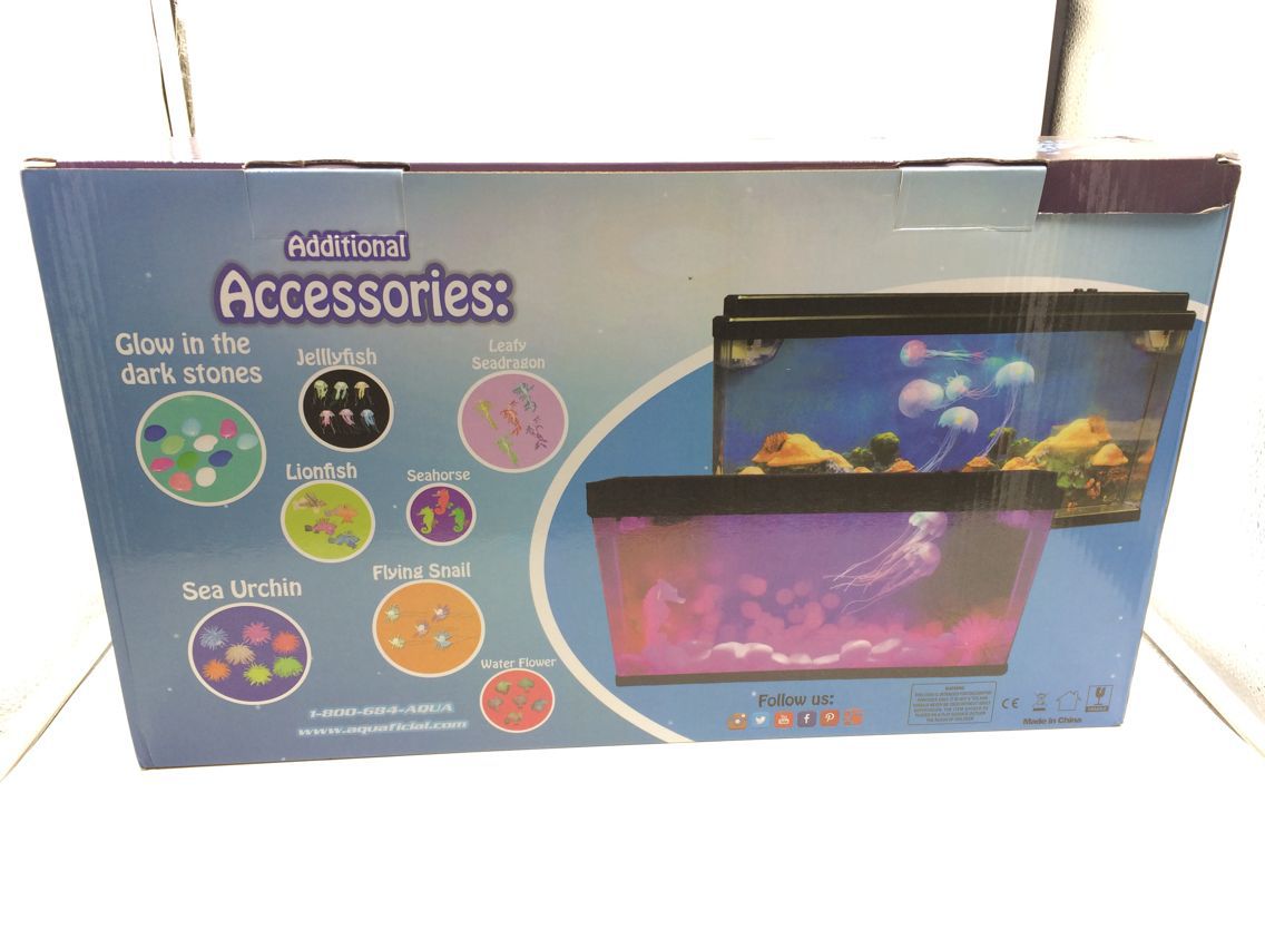 Large LED electronic jellyfish fish tank, magical electronic jellyfish fish tank, aquarium light, jellyfish entertainment equipment pic 11