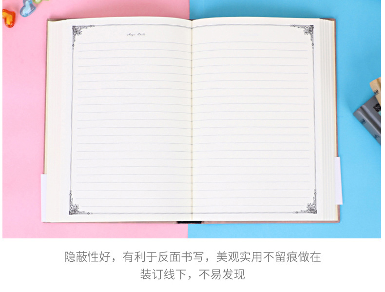 现货欧式加厚笔记本定制复古魔法书记事本文具A5礼品日记本批发详情14