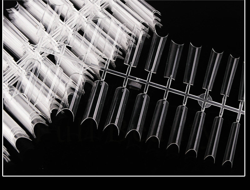 Cross-border new nail nail plate box set, thin and seamless, 240 pieces T-shaped ballet type false nail extension plates pic 20