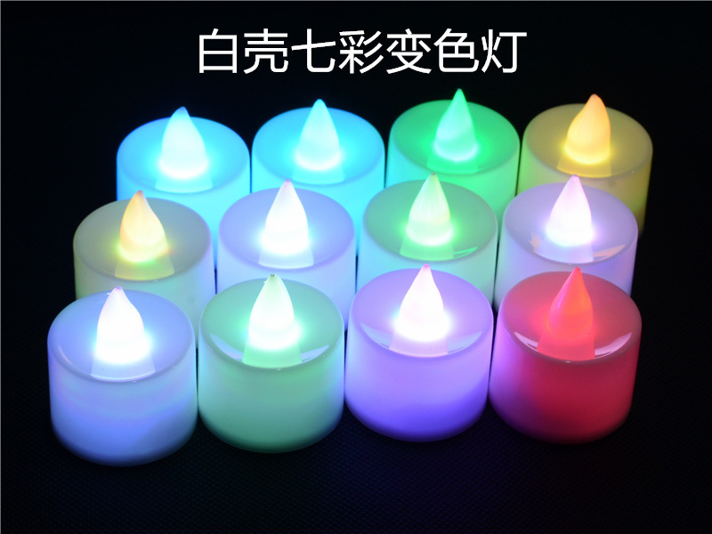 Electronic candles, wedding, birthday, confession candles, atmosphere decoration props, led simulation electronic candle lamps pic 3