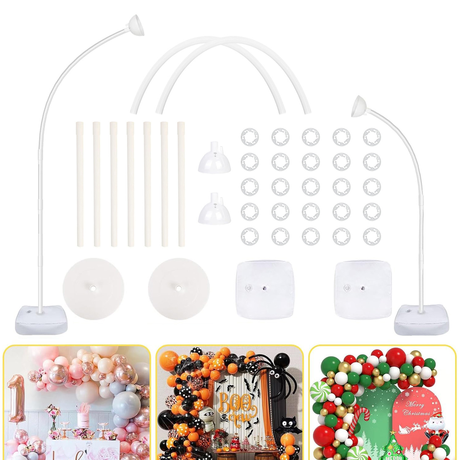 Wedding arch iron art frame, wedding road guide props, stage background decoration, wedding moon cave arch support pic 3