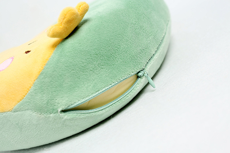 Foam particle baby neck guard U-shaped pillow, animal foam particle neck pillow, travel cushion pic 8