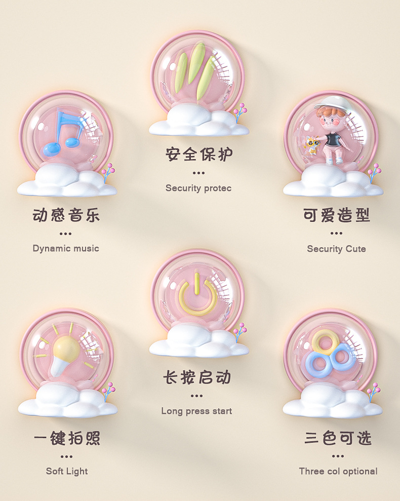 跨境新款S8儿童 卡通数码照相机 儿童手持录相机 学生运动摄相机详情2