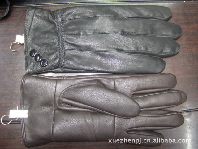 Cross-border genuine leather gloves for men, cyclists, students, Korean version, warm, fleece, thickened cotton, waterproof for driving and riding electric bikes pic 18