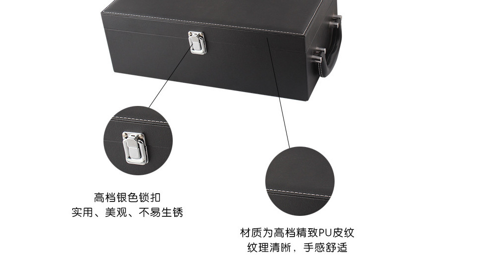 双支红酒礼盒红酒包装盒酒盒现货红色酒包装通用2瓶2支装葡萄酒盒详情18