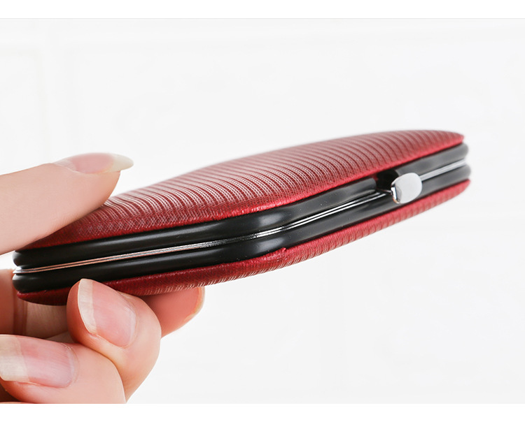 Factory direct sales 8-piece nail clipper set, solid color nail care tools, beauty and manicure multi-functional nail clipper set pic 11