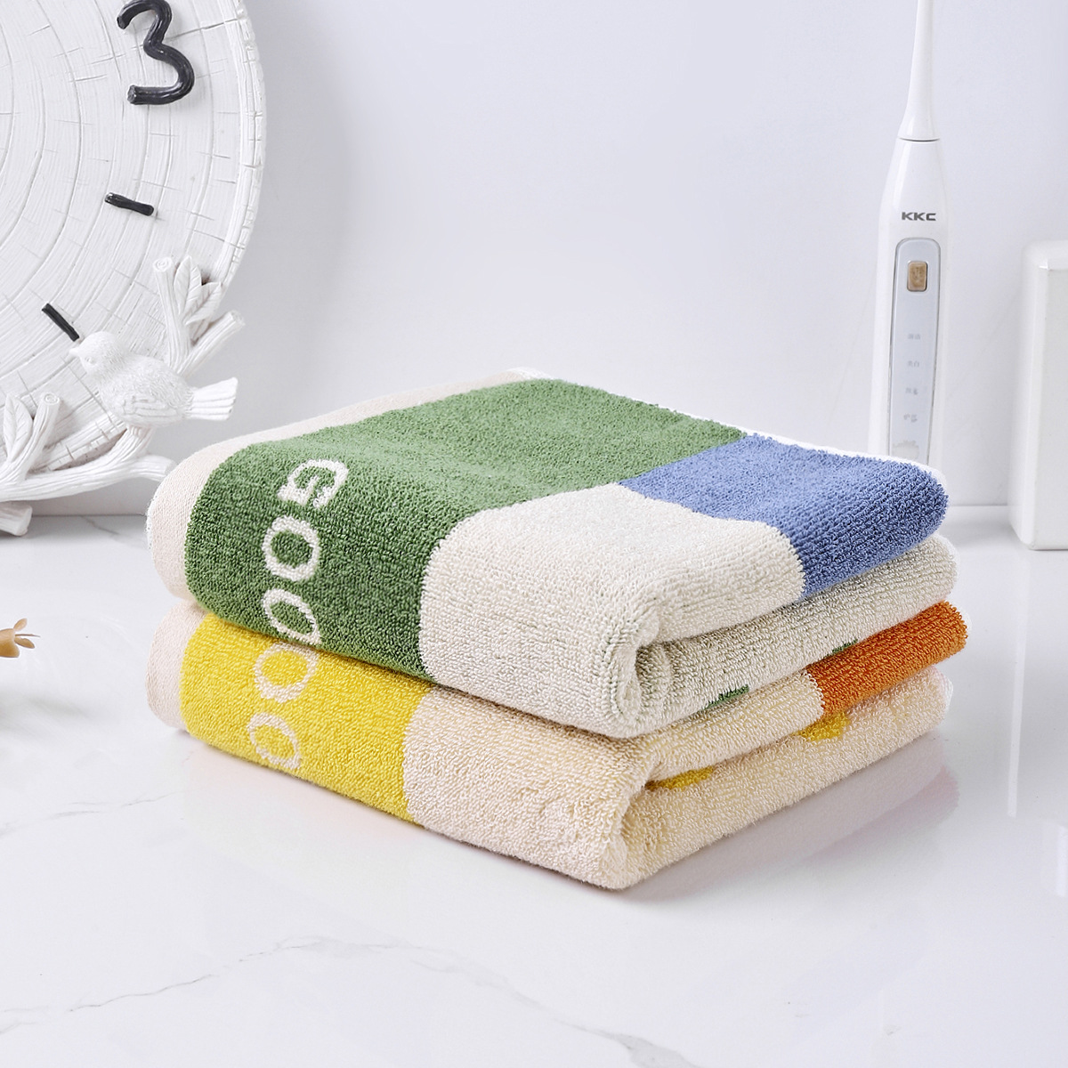 Futian cotton towels are soft, absorbent and jacquard. They are available for home use, dormitories, couples, and supermarket gifts. Face towels are in stock and can be dispatched one piece pic 2
