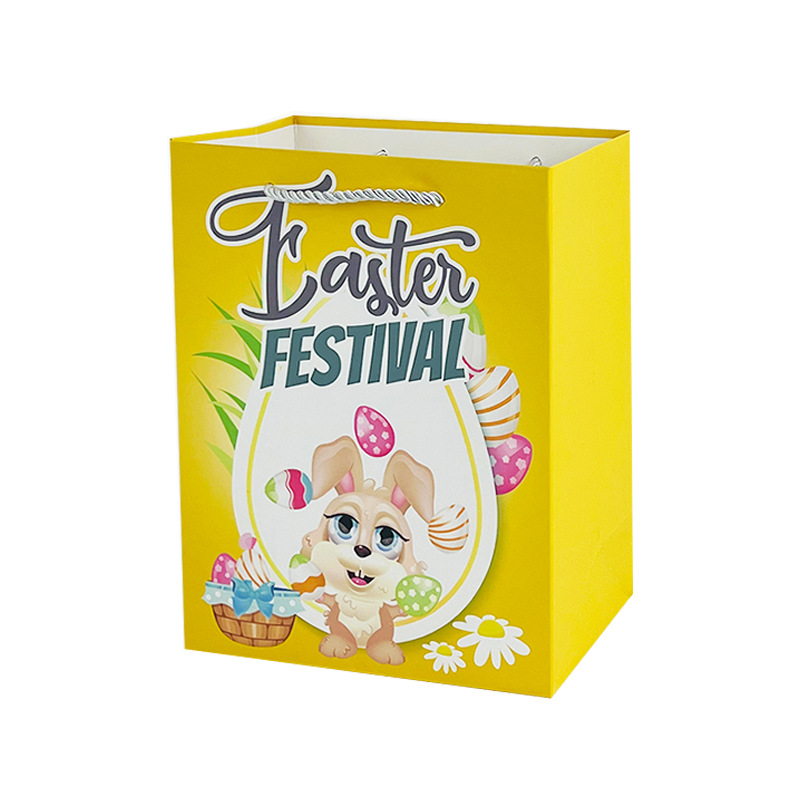 Wholesale of new Easter packaging bags, little rabbit cartoon gift bags, handbags and paper bags pic 7