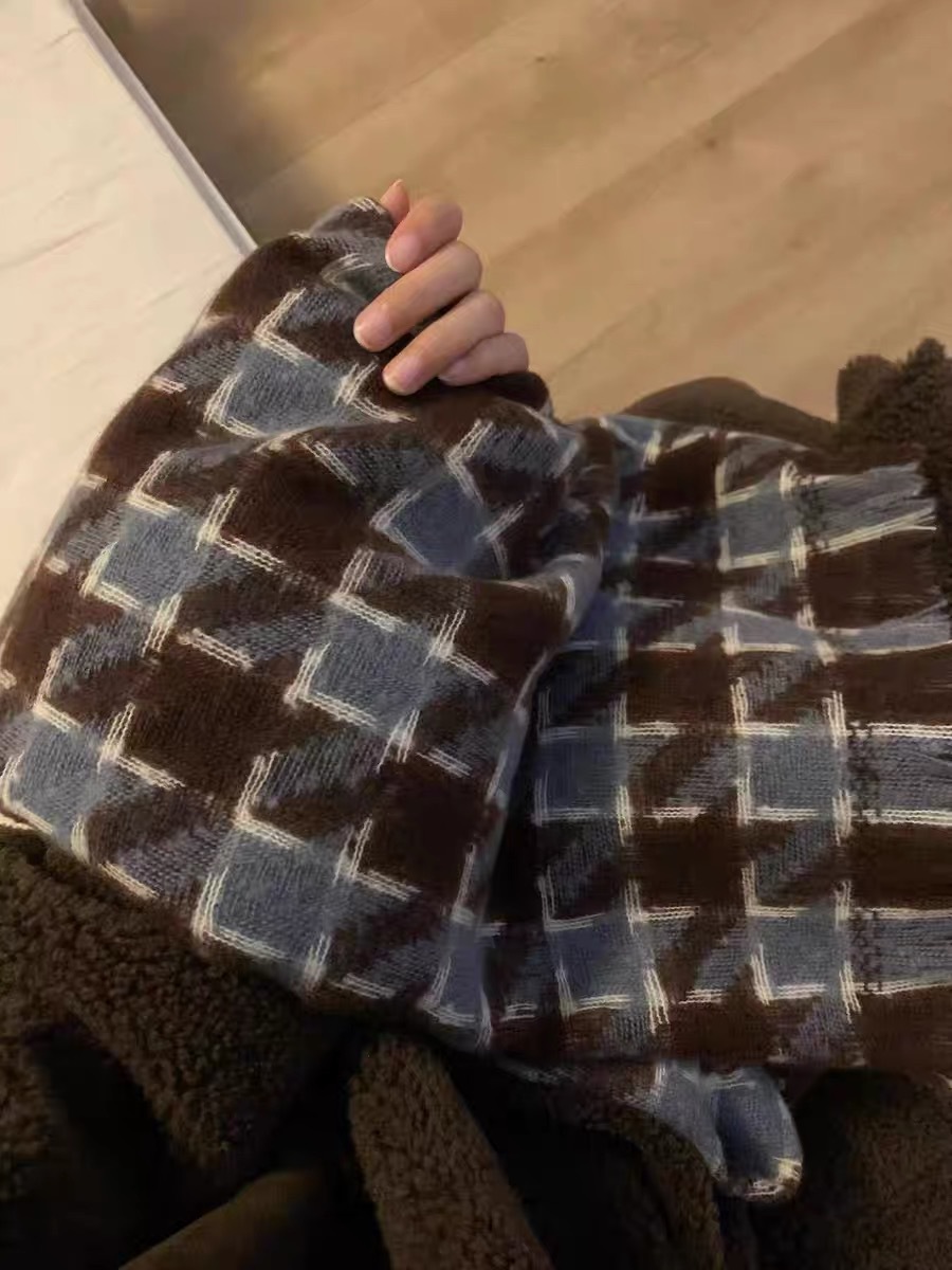 格子大集合~韩系格子流苏ins围巾女秋冬季百搭学生保暖氛围感围脖详情16